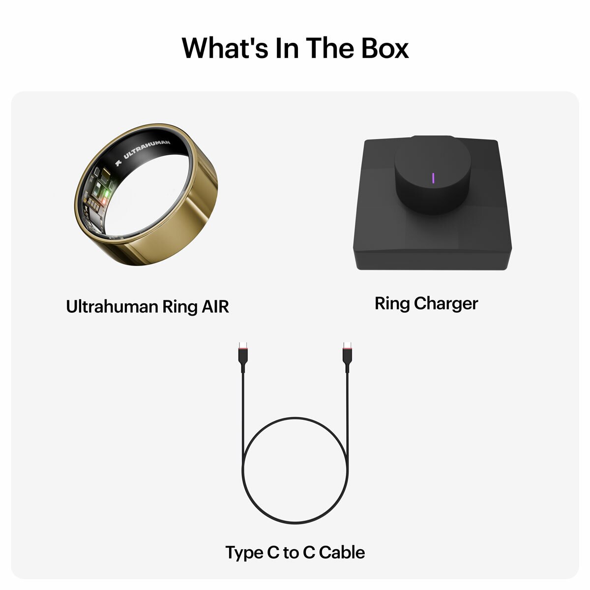 Buy Ultrahuman Ring AIR Bionic Gold, Size 7 at costco.co.uk