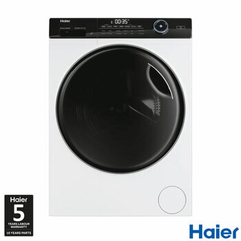 Haier I-Pro Series 5 HWD80-B14959NUUK, 8/6kg Washer Dryer, D Rated in White