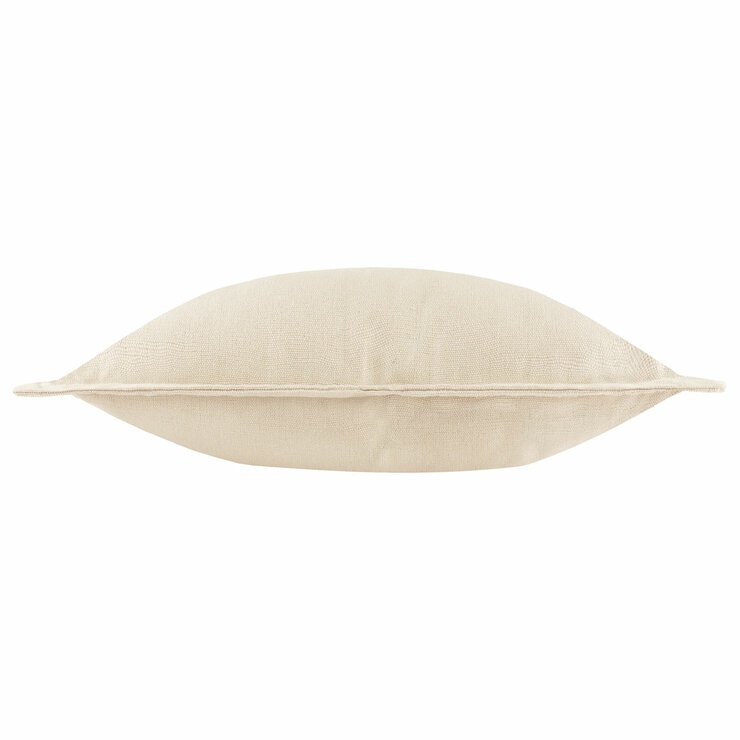 Yard Holmfirth Beige Canvas Indoor Outdoor Cushion, 45 x 45 cm