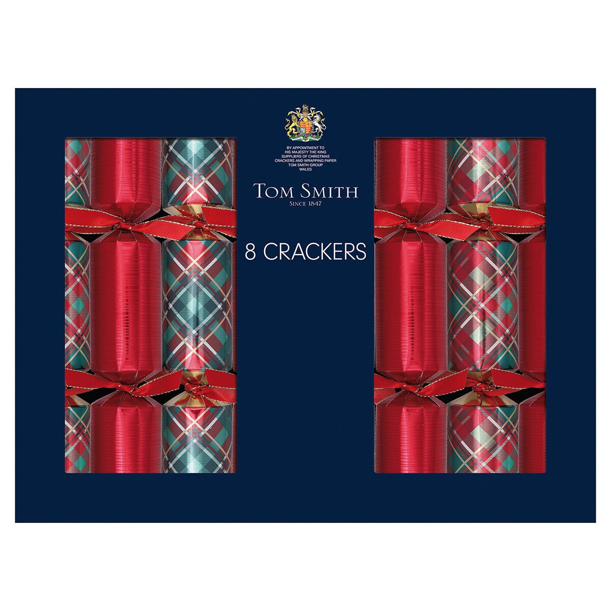 Tom Smith 14 Inch Christmas Crackers 8 Pack