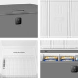 Hisense FT280WN3SGD, 277L Chest Freezer, D Rated in Silver