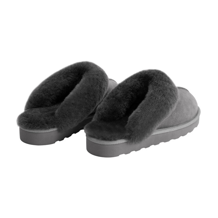 Kirkland Signature Women's Shearling Slippers in Grey Kirkland Signature Women's Shearling Slippers in Grey