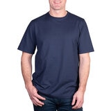 Kirkland Signature Men's Pima Cotton Slub Tee in Navy