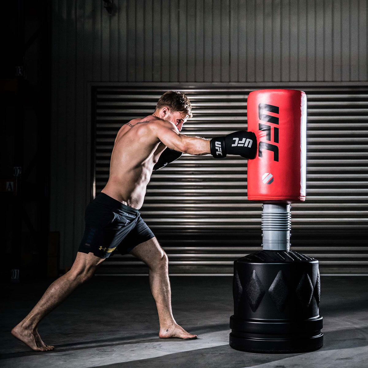 UFC Contender Free Standing Punch Bag and UFC MMA 8oz Spa