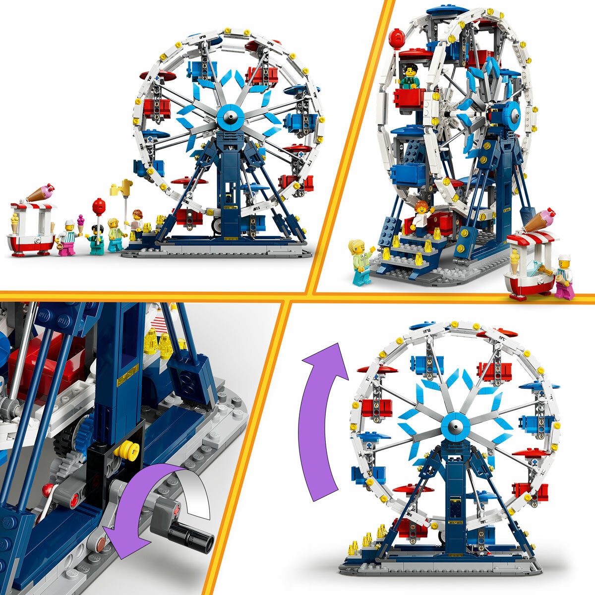 LEGO Creator 3-in-1 Iconic Ferris Wheel - Model 31389 (8+ Years) LEGO Creator 3-in-1 Iconic Ferris Wheel - Model 31389 (8+ Years)