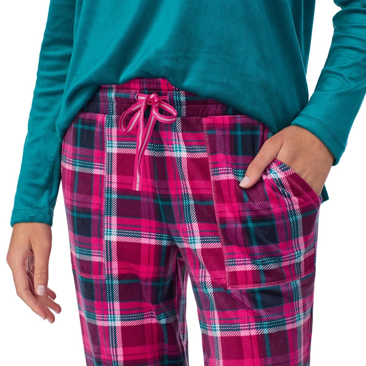 Jane Bleecker Women s Silky Plush Pyjama Set Costco UK
