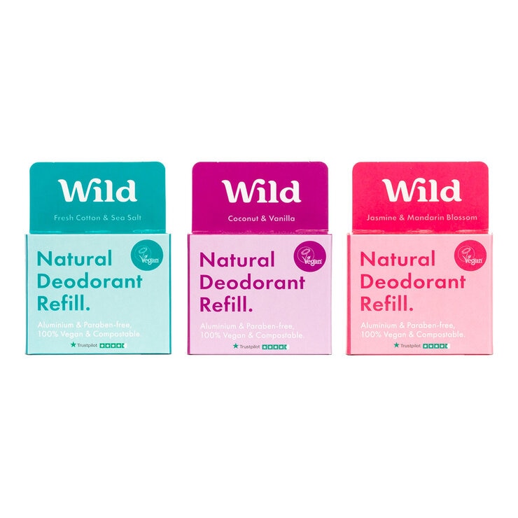 Wild Mixed Fragrance Deodorant Refill Multipack, 3 Pack Wild Mixed Fragrance Deodorant Refill Multipack, 3 Pack