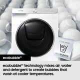 Samsung WD80TA046BX 8/5kg Washer Dryer, E Rated in Silver