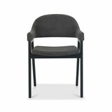 Bentley Designs Camden Peppercorn Grey Fabric Armchair, 2 Pack