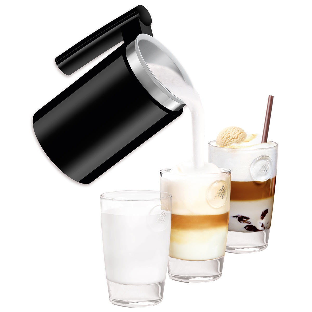 Melitta Cremio II Black Milk Frother | Costco UK