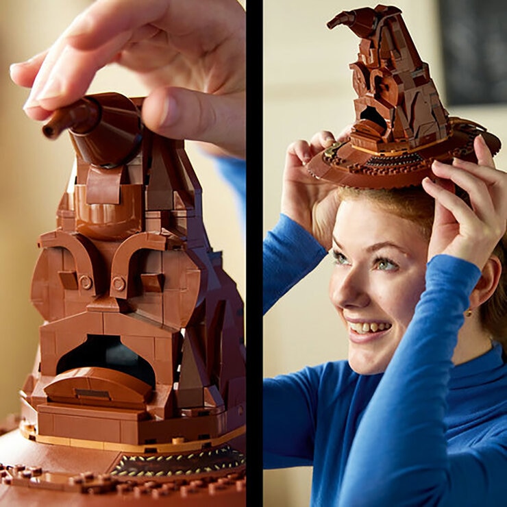 Buy LEGO Harry Potter Talking Sorting Hat Lifestyle Image at Costco.co.uk