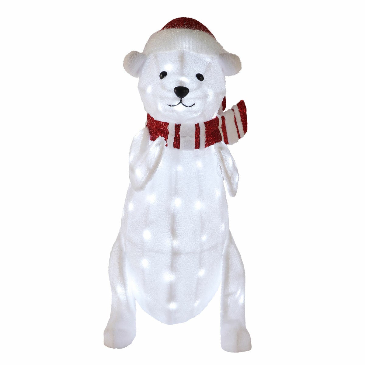 Outdoor Lit Polar Bears - Pack Of 2 Outdoor Lit Polar Bears - Pack Of 2