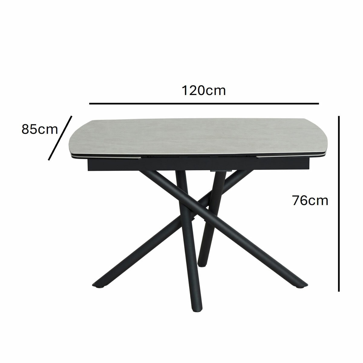 Table, not extended with dimensions