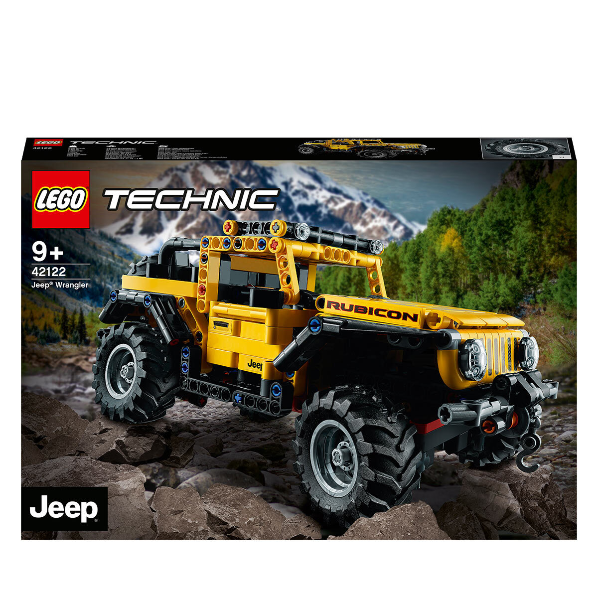 LEGO Technic Jeep Wrangler Model 42122 9 Years Cos
