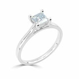 0.50ct Princess Cut Diamond Solitaire Ring, Platinum