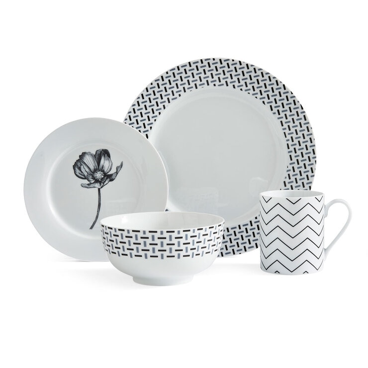 Portmeirion Stella Dinnerware Set, 16 Piece Portmeirion Stella Dinnerware Set, 16 Piece