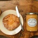 Curd on a Table with Pastry