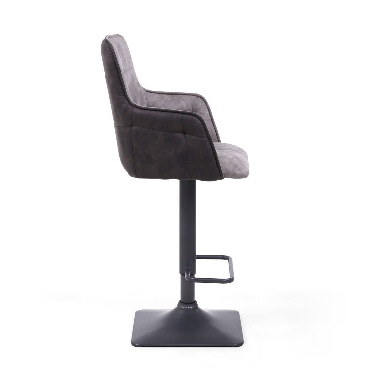 Orion Light Grey Fabric Bar Stool 2 pack