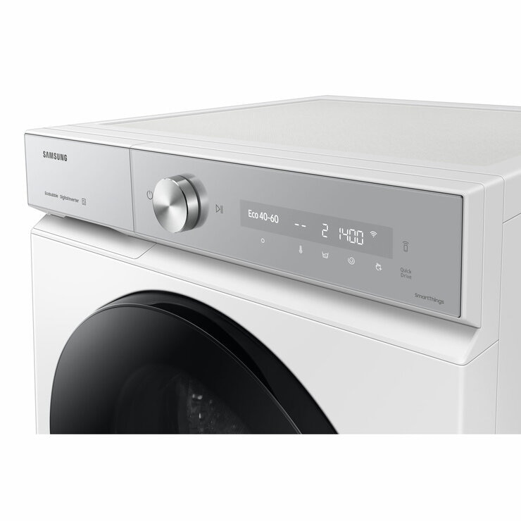 Samsung Series 8, SpaceMax WW11DB8B95GHU1 11kg Washing Machine, A Rated in White