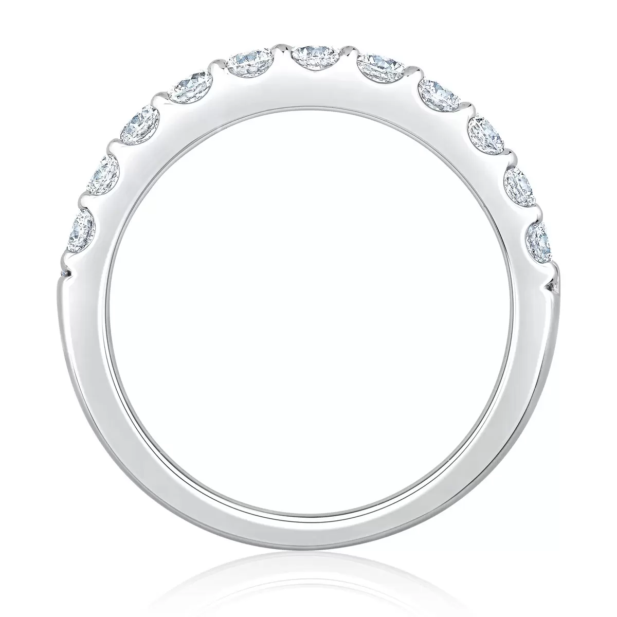 1.50ctw Double Row Diamond Band, Platinum