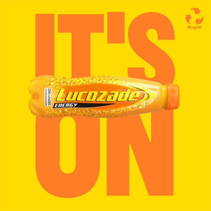 Lucozade Energy Orange, 6 x 4 x 380ml