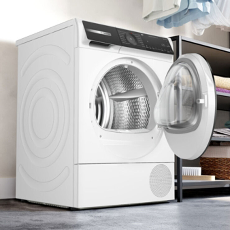 Bosch WQH246D9GB, Series 6, 9kg Heat Pump Tumble Dryer A+++ Rating White