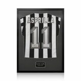 Faustino Asprilla Signed Shirt in Black Frame Faustino Asprilla Signed Shirt in Black Frame