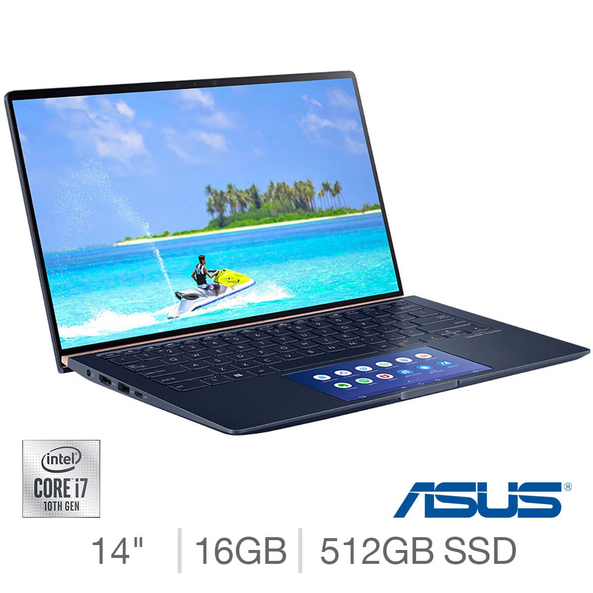ASUS Zenbook, Intel Core i7, 16GB RAM, 512GB SSD, 14 Inch Laptop ...