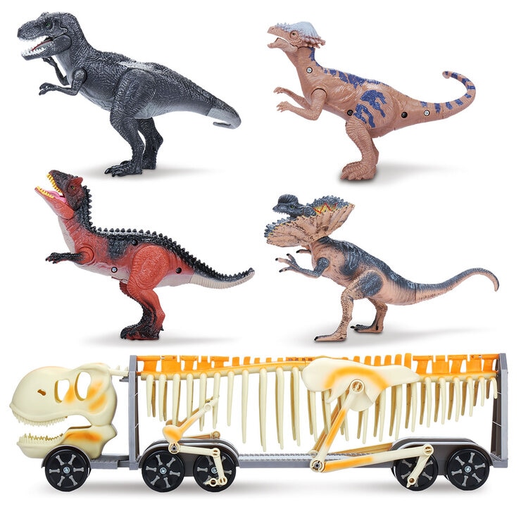 Buy Dino Hauler & 4 Dinos Overview Image at Costco.co.uk
