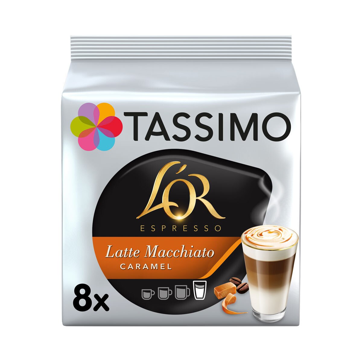 Tassimo L'OR Latte Macchiato Caramel Coffee Pods, 40 Servings Costco UK