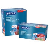 Bacofoil Safeloc Food and Freezer Bags, Medium, 152 Pack