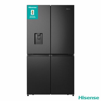 Hisense RQ758N4SWFE, Multi Door Fridge Freezer, E Rated in Black