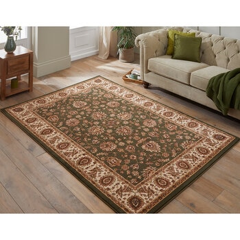 Concept Looms Grand Heritage GH102 Green Rug, in 2 Sizes