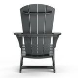 Leisure Line Adirondack Faux Wood Garden Chair in Grey Leisure Line Adirondack Faux Wood Garden Chair in Grey