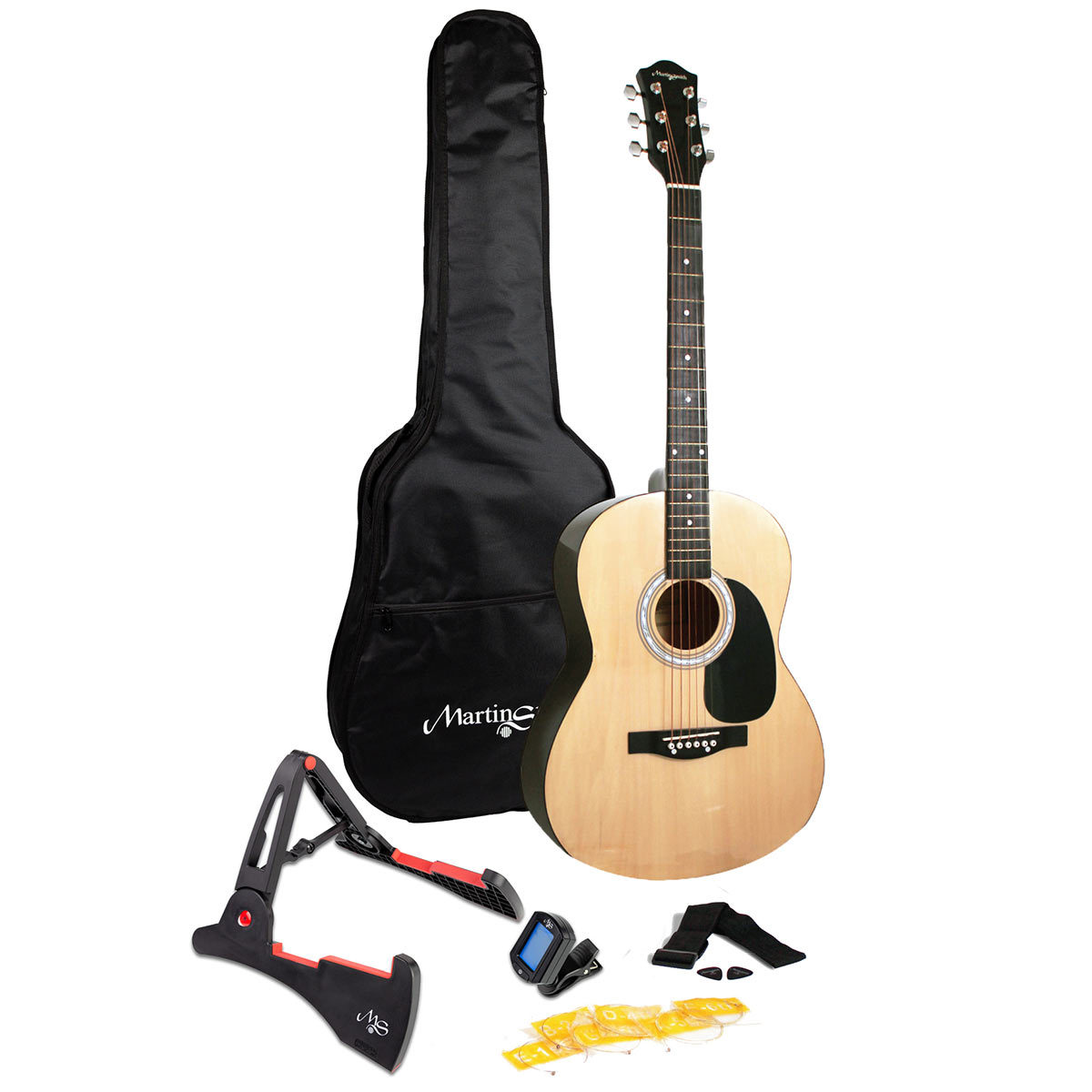 Martin Smith Full Size Acoustic Guitar Bundle