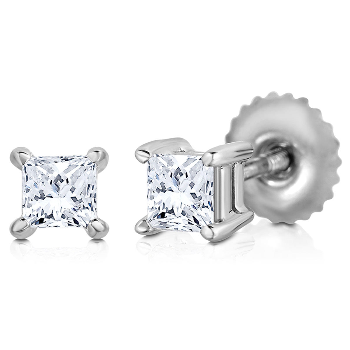 Diamond solitaire on sale earrings costco
