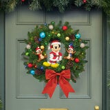 22 inch Disney Holiday Wreath With LED Lights 22 inch Disney Holiday Wreath With LED Lights