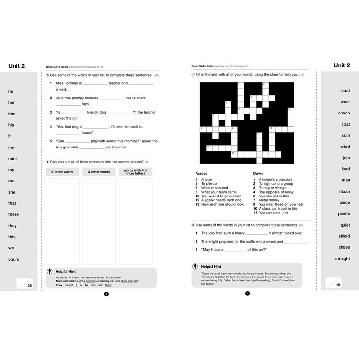 Bond SATs Skills 6 Work Book Pack, KS2 Year 4 Ages 8-9 Bond SATs Skills 6 Work Book Pack, KS2 Year 4 Ages 8-9