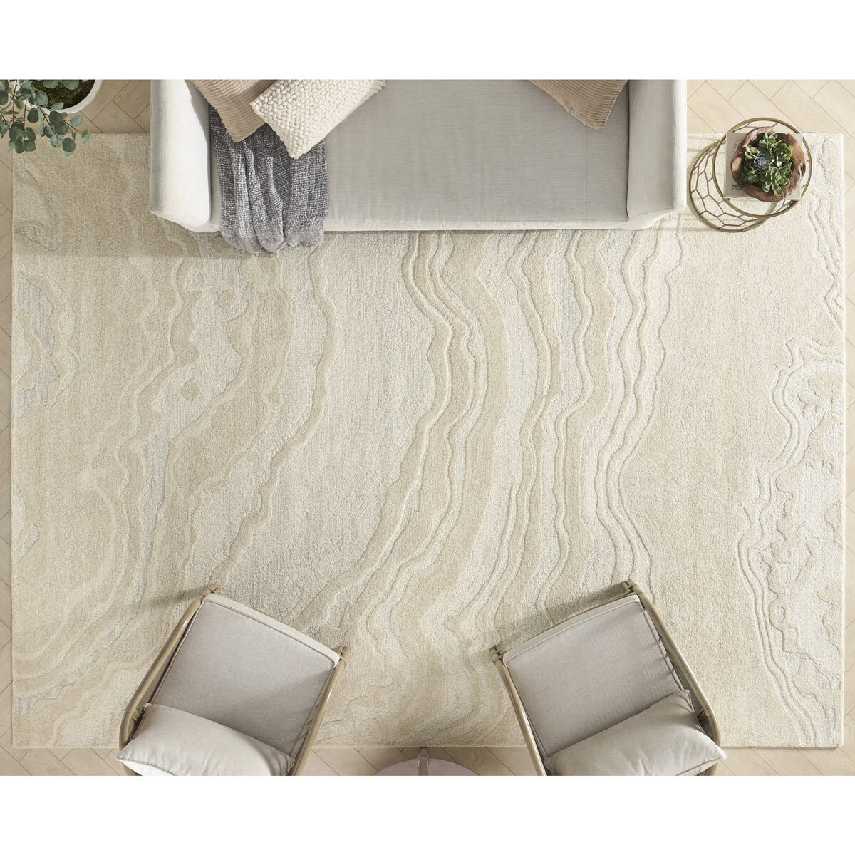 Nourison Graceful Rug, in 4 colours