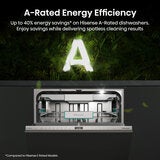 Hisense HV693A60UVADUK UV Clean Full-Size Fully Integrated Dishwasher, A Rated