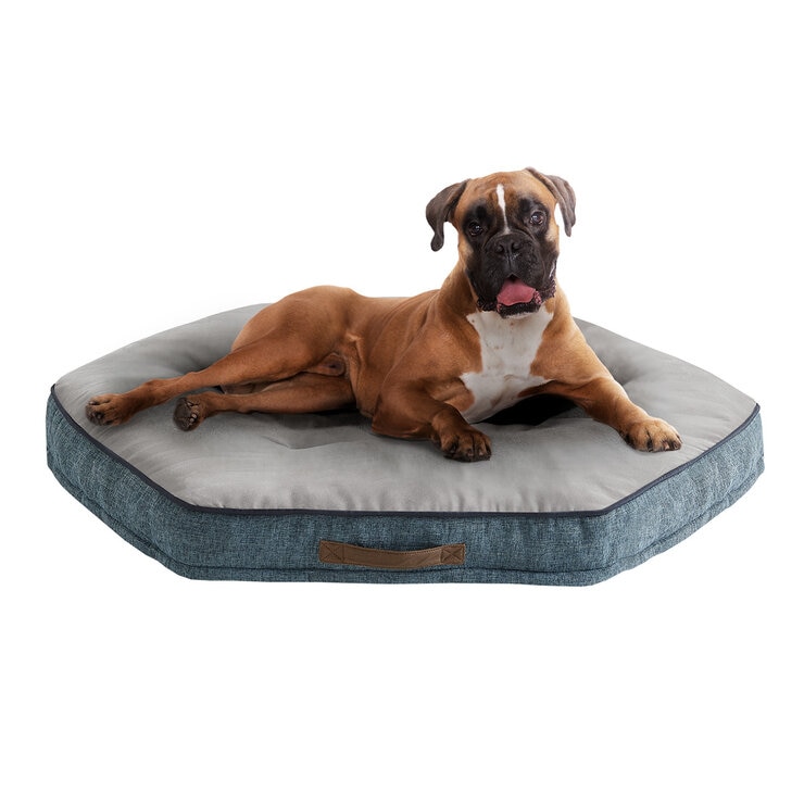 Kirkland Signature Hexagon Napper Pet Bed 42" (106.7cm) in Blue Suede Kirkland Signature Hexagon Napper Pet Bed 42" (106.7cm) in Blue Suede
