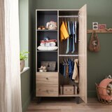 Tutti Bambini Como 4 Piece Nursery Set with Sprung Mattress, Distressed Oak