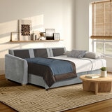 Coddle Cameron Fabric Sofa Bed with Reversible Chaise, Grey Coddle Cameron Fabric Sofa Bed with Reversible Chaise, Grey