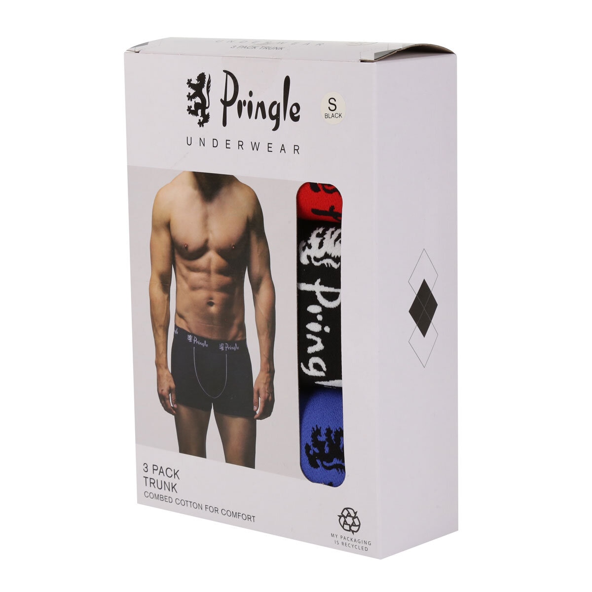 Pringle 2 x 3 - Pack Edward Men's Boxer Shorts