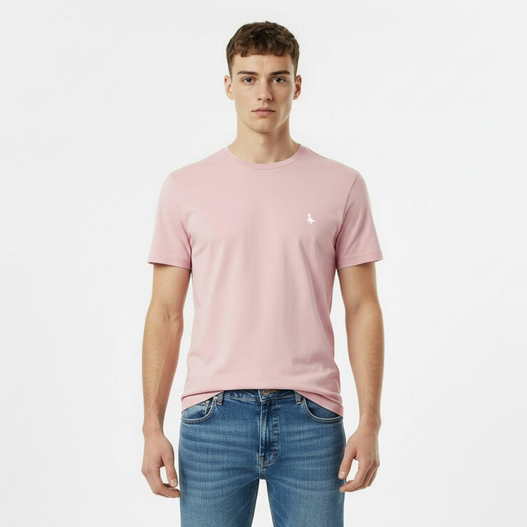 Jack Wills Men's Icon Tee in Pink Jack Wills Men's Icon Tee in Pink