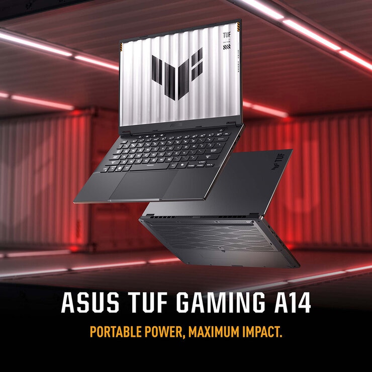 ASUS TUF, AMD Ryzen AI  7, 16GB RAM, 1TB SSD, NVIDIA GeForce RTX 5050, 14" Gaming Laptop, FA401KH-RG005W