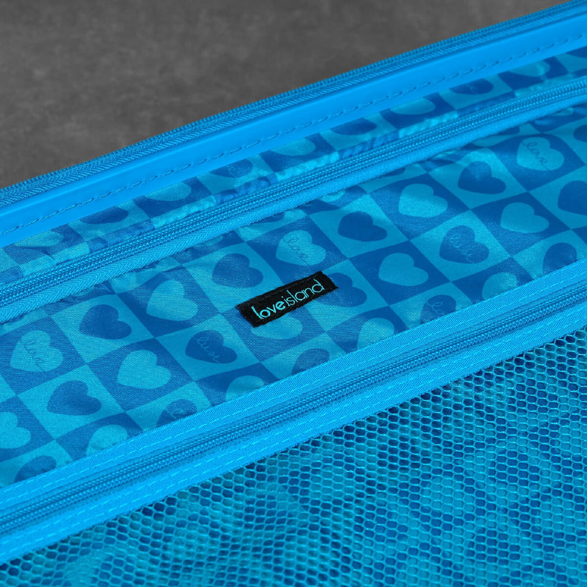 ROCK Love Island Cabin Suitcase White / Blue ROCK Love Island Cabin Suitcase White / Blue