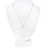 0.50ctw Round Brilliant Cut Diamond Cluster Pendant, 18ct White Gold