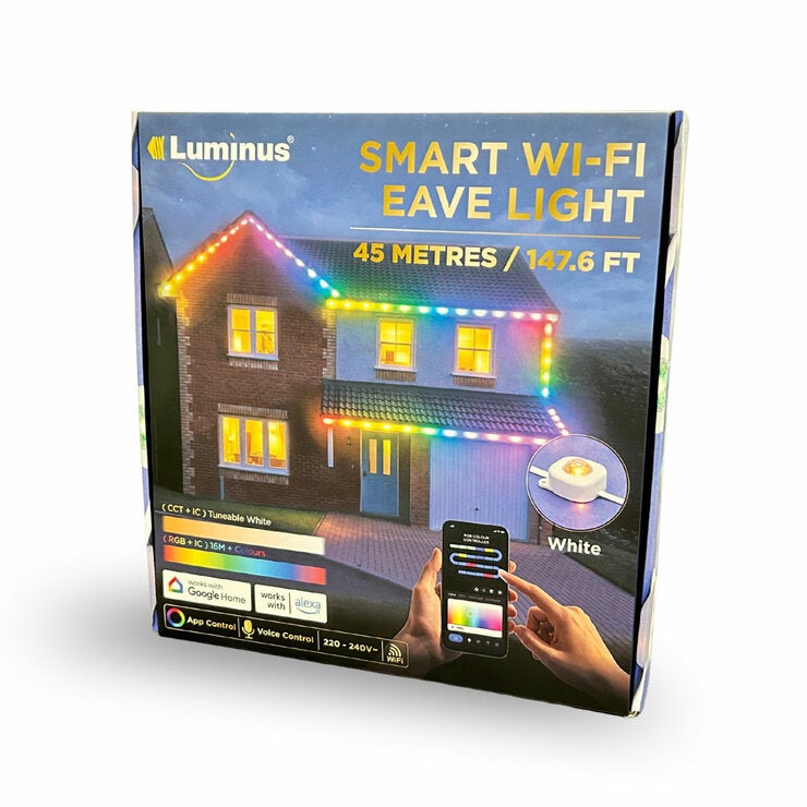 Luminus Smart Wi-Fi Eave Light - 45m