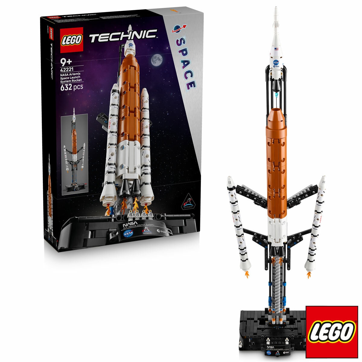 LEGO Technic NASA Artemis Space Launch System Rocket Model 42221 (9+ Years)